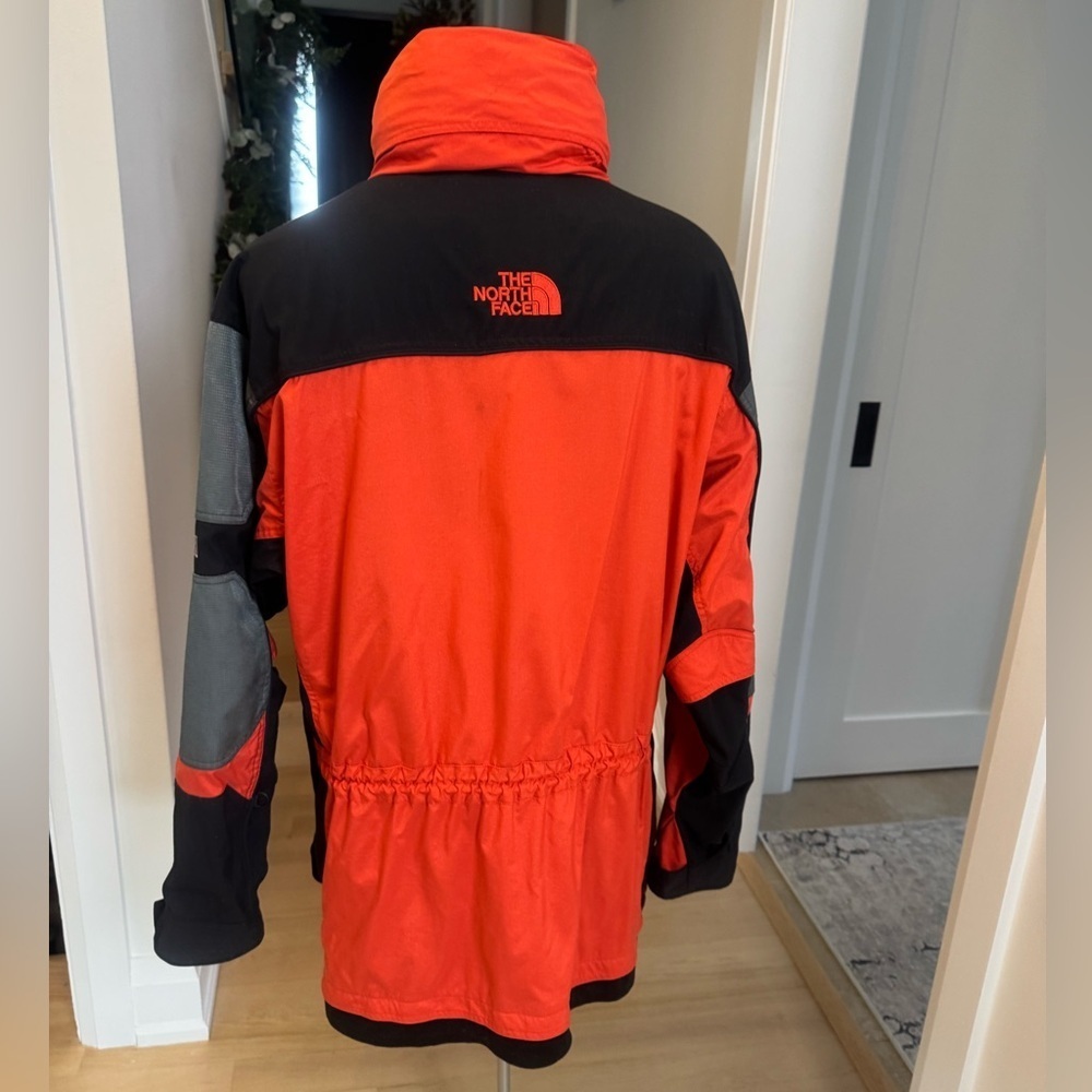 Rare Vintage The North Face Extreme Gear Orange and Black Pull Over Jacket XL - Picture 4 of 10